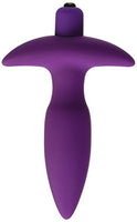 Golden Triangle Corked 02 Silicone Anal Plug Waterproof, Lavender, Small