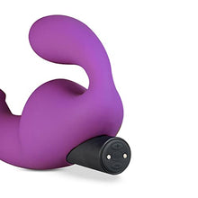 Load image into Gallery viewer, Blush Temptasia - Cyrus - Strapless Strap On Silicone Vibrating Dildo with 10 Powerful Functions Dual Stimulation IPX7 Submersible Waterproof Bullet - Vibrator Sex Toy for Women and Men - Purple
