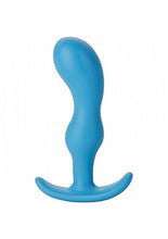 Load image into Gallery viewer, Doc Johnson Mood - Naughty 2 - Silicone Anal Plug - Small - 3.4 in. Long and 0.9 in. Wide - Tapered Base for Comfort Between The Cheeks - Small - Blue
