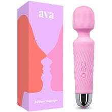 Load image into Gallery viewer, Rechargeable Vibrator Wand - 20 Patterns &amp; 8 Speeds - [ G Spot Vibrators ] Clit Vibrator | Sex Toys | Vibrator for Her Pleasure | Personal Wand Massager | Quiet &amp; Small Female Adult Toys - Light Pink
