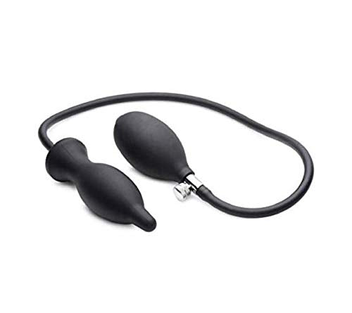 Dark Inflator Silicone Inflatable Anal Plug