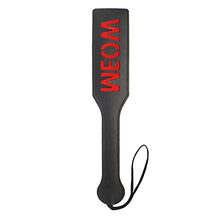 Load image into Gallery viewer, VENESUN Meow Spanking Paddle, 12.6inch Faux Leather Sex SM Toys for Adults BDSM Play, Black
