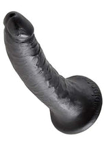 Load image into Gallery viewer, Pipedream King Cock Dildo, Black, 7 Inch
