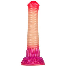 Load image into Gallery viewer, 9.84&quot; Huge Realistic Horse Dildo Lesbian Dildo Toy, Silicone Animal Dildo Large Anal Plug Toy for Women, Flexible Suction Cup Dildo Adult Sex Toy (Purple)
