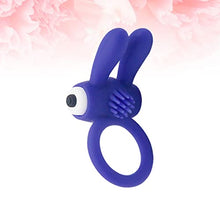 Load image into Gallery viewer, 2pcs Men Silicone Rabbit Vibrating Rings Wearable Mini Vibrator Spotter Stimulator for Men Women
