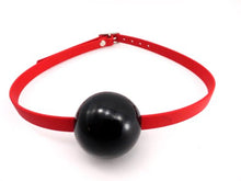 Load image into Gallery viewer, M2M Ball Gag Biothane Rubber, Red, 6.3 Ounce
