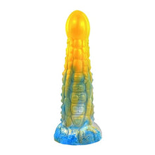 Load image into Gallery viewer, FHBWQY Curved Anal Toys Men&#39;s Liquid Silicone Fantasy Buttocks Stuffed with Monsters Beads Realistic Fake Penis Sex Supplies (Color : J)
