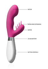 Load image into Gallery viewer, Luna by Shots America - Ares - Pink - Rabbit Vibrator
