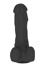 Load image into Gallery viewer, Lickerlish&quot;Lucky 6.5&quot; 7-Inch Premium Silicone Black Dildo with Suction Cup
