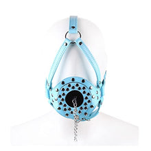 Load image into Gallery viewer, IXOUP Head Harness BDSM Sex Toys for Couples Bondage Restraint Accessories Adult O Ring Mouth Gag with PU Leather (Color : A)
