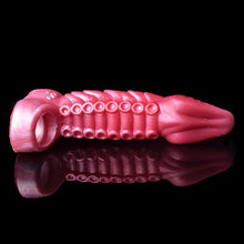 Load image into Gallery viewer, 8.27&quot; Octopus Men Penis Sleeves Animal Penis Extender Sleeves, Silicone Penis Enlarger Sleeves with Penis Ring, Realistic Hollow Dildo Sleeve Male Adult Sex Toys (Color A)
