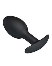 Load image into Gallery viewer, Pretty Love 3.34&quot; Silicone Anal Plug w/Ball - Black
