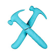 Load image into Gallery viewer, Hammer Sex Toy Dildo Vibrator, Pleasure, G Spot and Clitoris Stimulation Color Turquoise
