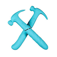 Hammer Sex Toy Dildo Vibrator, Pleasure, G Spot and Clitoris Stimulation Color Turquoise