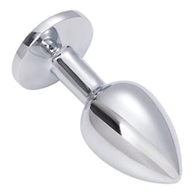 Load image into Gallery viewer, Hmxpls Small Anal Plug, Anal Toy Plug Beginner, Personal Sex Massager, Stainless Steel Butt Plug for Women Men Couples Lover, Fushcia
