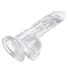 Load image into Gallery viewer, Beginners 5 Inch Clear Jelly Dildo,Realistic Mini Dildos with Strong Suction Cup for Hands-Free Play,Adult Sex Toy for Women Men Couples,G-Spot Stimulation Dildos Anal Toys
