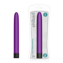 Load image into Gallery viewer, Shibari Classic 9&quot; Vibrator Slim Line Adult Sex Toy for Women (Purple)
