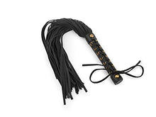 Load image into Gallery viewer, RIDIN Leather Sex Whip for Sex Play - Spanking Sex Flogger Adult Paddle - BDSM Whip Spanking Flogger
