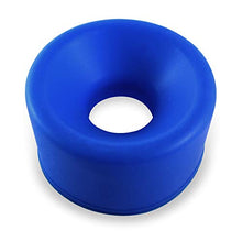 Load image into Gallery viewer, LeLuv Extra-Large Premium Blue 1.25 Inch Inner Diameter Silicone Sleeve for 2.875 Inch to 3.5 Inch Diameter Cylinders
