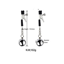 Load image into Gallery viewer, Nipple Clamps, Nipple Clamps Sexual Pleasure, Nipple Clamps with Chain, Breasts Clips Non-Piercing, Nipple Clamps Sex Pleasure Women, Suitable for Flirting with Couples (D)
