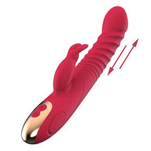 Load image into Gallery viewer, Personal Rechargeable Rabbit Vibrators for Women Vibrating Toys Pleasure Handheld Massager Electric Portable Massager 8+3 Speeds Vibrations Realistic Female Woman Gifts (Red)
