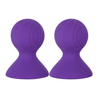 Jugaoge Women Silicone Nipple Sucker Breast Pump Suckers Enlarger Enlargement Accerssory Purple One Size