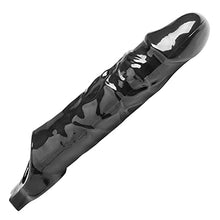 Load image into Gallery viewer, Blush Performance - Ultra Soft Penis Sheath Extender - Extend Your Penis 2&quot; - Thicken Up to 2.5&quot;- Pleasure Enhancing Ribbing - Your Partner Will Be Satisfied - Sex Toy for Men Couples - Black
