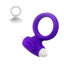 Load image into Gallery viewer, Silicone Cock Vibrating Ring Delay Ejacualtion Clitoris Stimulate Vibrators Sex Toys for Men Penis Vibrator Ring Sex
