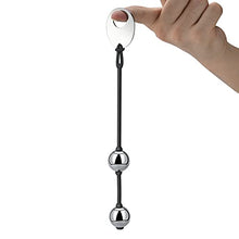 Load image into Gallery viewer, Anal Beads Anal Butt Plug with Stainless Steel Balls and Safe O Pull Ring Silicone Strap Anal Chain Anal Plug for Men Women G Spot Prostate Massager Anal Trainer Pleasure Balls Anal Sex Toy
