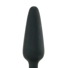 Load image into Gallery viewer, Doc Johnson Mood - Naughty 1 - Silicone Anal Plug - Large - 4.9 in. Long and 1.3 in. Wide - Tapered Base for Comfort Between The Cheeks - Large - Black
