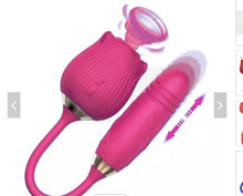 Load image into Gallery viewer, Rose Vibrator Toy with Multi-Layer Noise Reduction Function-Pink
