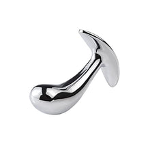 Load image into Gallery viewer, Lock Love New Curved Anal Butt Plug Prostate Massager Anal But Plug Anal Metal Sex Toys Steel Diamond Anal Butt Plug Set for Men Women (Red, S)
