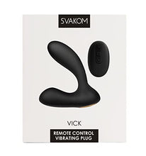 Load image into Gallery viewer, SVAKOM Vick Remote Control Prostate Massager (Black)
