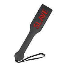 Load image into Gallery viewer, VENESUN Slave Spanking Paddle, 12.6inch Faux Leather Paddles for Adults BDSM Play, Black
