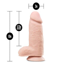 Load image into Gallery viewer, Blush Au Naturel 10 Inch 2.75 Pound Extra Thick Realistic Sensa Feel Soft Dual Density Dildo with Suction Cup - Vanilla
