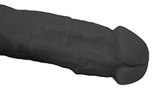 Load image into Gallery viewer, Lickerlish&quot;Lucky 6.5&quot; 7-Inch Premium Silicone Black Dildo with Suction Cup
