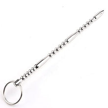 Load image into Gallery viewer, Lengthening Urethra Sound Multi-Bead Urethra Penis Plug Stainless Steel Dilator Men&#39;s Urethra Masturbation Stick
