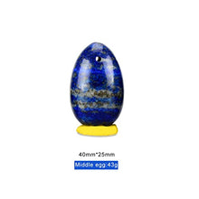 Load image into Gallery viewer, Lapis Lazuli Drilled Yoni Jade Egg for Women Kegel,3pcs Set
