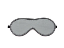 Load image into Gallery viewer, Heart 2 Heart Leather Blindfold - Suede Lined - Grey
