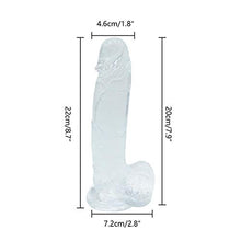 Load image into Gallery viewer, Realistic Dildos,8.9 Inch , Body-Safe Material Lifelike Huge Penis with Strong Suction Cup for Hands-Free Play for Women or Men
