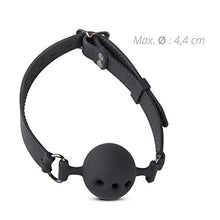 Load image into Gallery viewer, EasyToys Mouth Gag with Lock Bondage BDSM Adult Sex Toy with Breathing Holes, Medium, 230 Gram - Live Your Fantasy - Bondage gear
