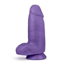 Load image into Gallery viewer, Blush Au Naturel Chub - 10 Inch Long - Fat 3&quot; Thick Dildo - Ultra Soft Sensa Feel Dual Density for Comfort - Suction Cup for Hands Free Play - Sex Toy for Men Women Couples - Purple
