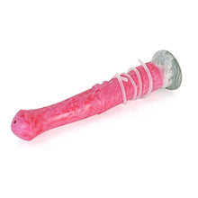 Load image into Gallery viewer, 11 Inch Soft Multi Color Artificial Horse Dildo Squirting Dildo Flexible Color Mixed with Strong Suction (Pink)
