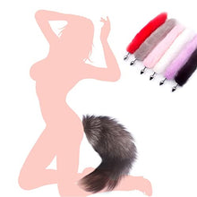 Load image into Gallery viewer, Female Sexy Fox Anal Plug Tail Butt Plug Woman Adult Sex Toys for Couples Sex Products for Adults 18 (Color : Brown)
