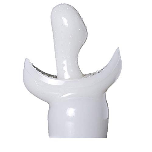 N-ING Large 2.35inch Inner Diameter Hole Comfortable Magic Wand Attachments White Headgear Accessories Women's Gift,4-6Working Days Reach You!,Large