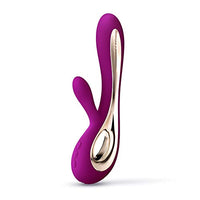 LELO Soraya 2 Rabbit Vibrator for Women Rabbit Sex Toy Massager for Clitoral and G Spot Pleasure, Waterproof & Wireless Toys for Her Adult Pleasure, Deep Rose