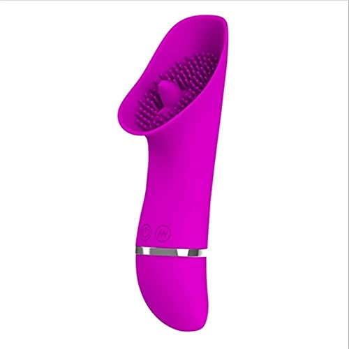 Clitoris Wearable Couple Vibrator with Tongue Licking 10 Vibrations Rechargeable Nipple Stimulator Adult Sex Toy Female Masturbation