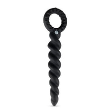 Load image into Gallery viewer, EasyToys Twisted Anal Dildo, Black, 88 Gram
