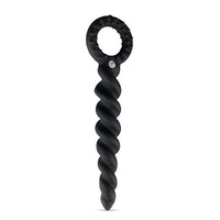 EasyToys Twisted Anal Dildo, Black, 88 Gram