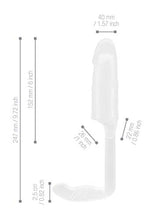 Load image into Gallery viewer, SONO No.38 Stretchy Penis Extension and Plug, Translucent
